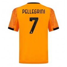 AS Roma Lorenzo Pellegrini #7 Bortedrakt 2025-26 Kortermet AS Roma Lorenzo Pellegrini #7 Bortedrakt 2025-26 Kortermet